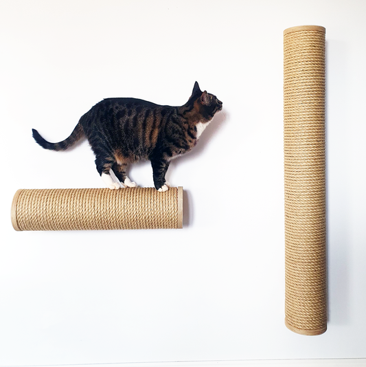 Wall Hung Cat & Kitten Scratching Post - Stella